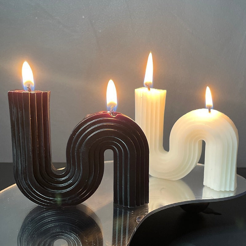 Geometric Aromatherapy Candle Recommendation 3D Simple Home Decoration Fragrance Candle